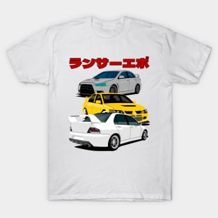 Mitsubishi Lancer Evolution Generation T-Shirt